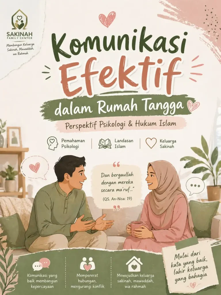 Komunikasi Efektif dalam Rumah Tangga: Perspektif Psikologi dan Hukum Islam 8 Komunikasi Efektif dalam Rumah Tangga: Perspektif Psikologi dan Hukum Islam