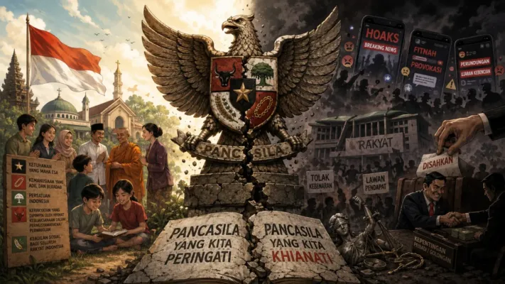 Pancasila yang Kita Peringati, Pancasila yang Kita Khianati Pancasila yang Kita Peringati, Pancasila yang Kita Khianati