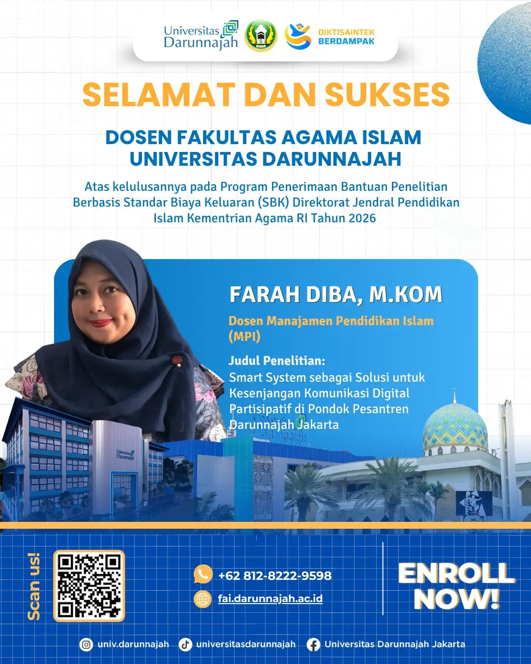 Dua Dosen Fakultas Agama Islam Universitas Darunnajah Lulus Program Bantuan Penelitian Berbasis SBK Kementerian Agama RI Tahun 2026 2 Dua Dosen Fakultas Agama Islam Universitas Darunnajah Lulus Program Bantuan Penelitian Berbasis SBK Kementerian Agama RI Tahun 2026