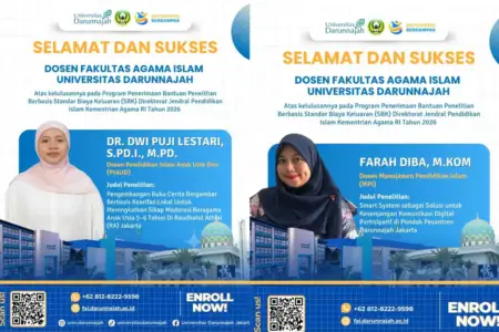 Dua Dosen Fakultas Agama Islam Universitas Darunnajah Lulus Program Bantuan Penelitian Berbasis SBK Kementerian Agama RI Tahun 2026